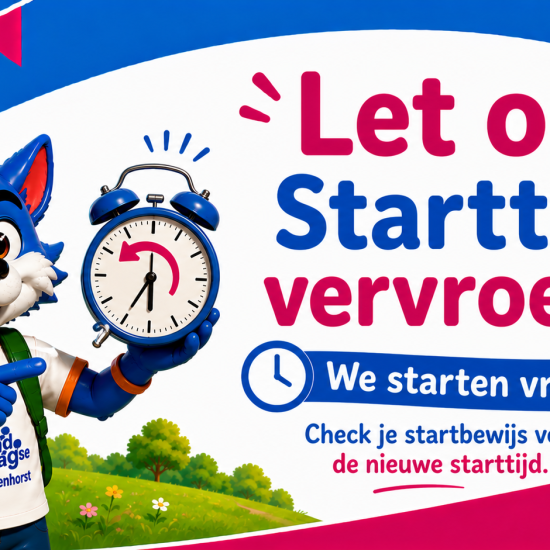 LAATSTE DAG START VERVROEGD